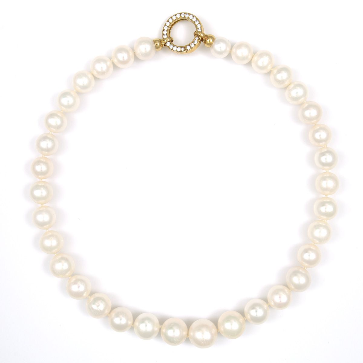 51 cm 12,2-13,5 mm Süßwasser Perlen Schmuck Halskette Kette Perlenkette Collier