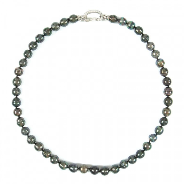 Tahiti Perlenkette mit 8,4-9,0 mm Perlen