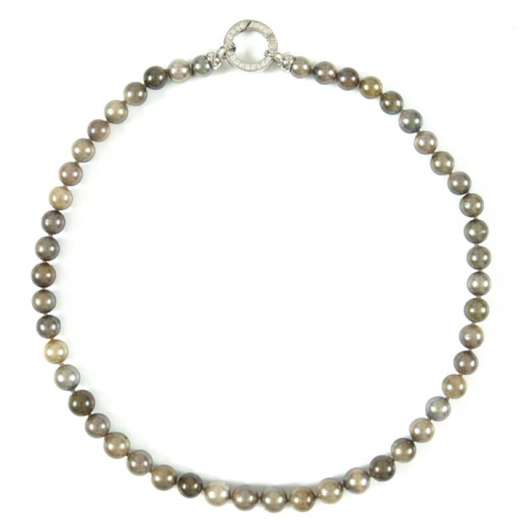 Tahiti Perlenkette mit 7,7-9,0 mm Perlen