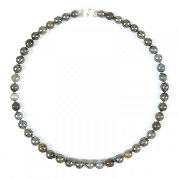 Tahiti Perlenkette mit 7,1-8,9mm Perlen