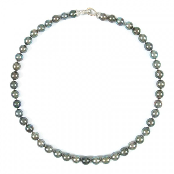 Tahiti Perlenkette mit 8,3-9,0mm Perlen