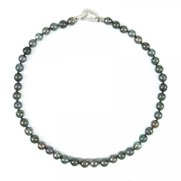 Tahiti Perlenkette mit 8,2-9,0 mm Perlen