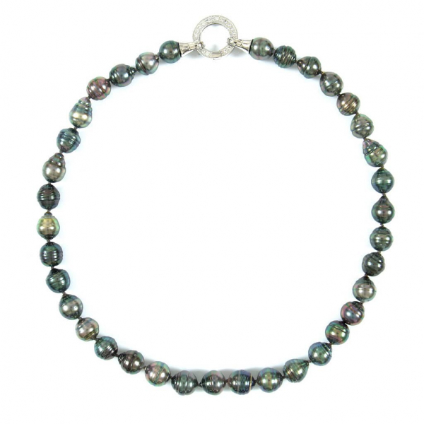 Tahiti Perlenkette mit 10,0-11,1mm Perlen